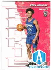 Keon Johnson 2021-22 Panini NBA Player of the Day Rookie #71 Clippers